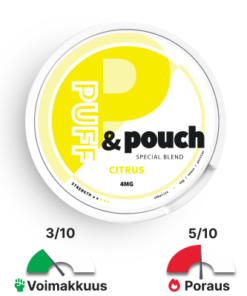 Puff & Pouch Citrus Nikotiinipussit